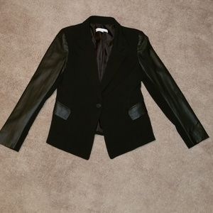 NY&C Blazer with leather sleeves